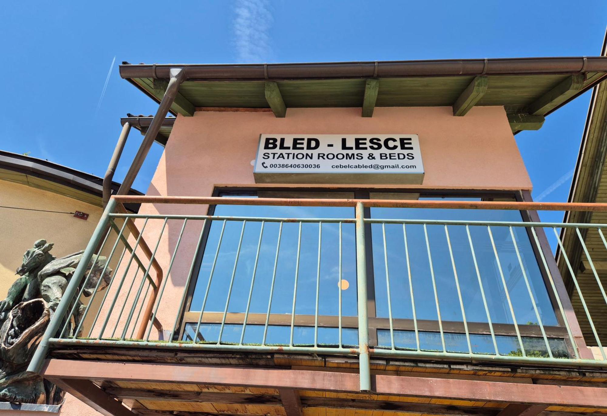 Bled Lesce Station Rooms And Beds Exterior foto